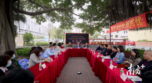 江海区人大常委会召开立法需求座谈会，让立法体现基层所需。 受访者供图