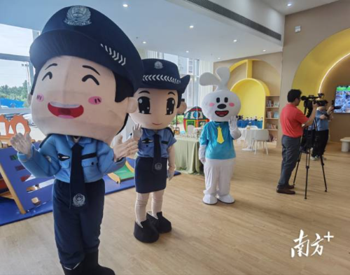 蓝海星是全省第一家公安托育中心。李慧君 摄