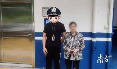民警成功将嫌疑人谯某抓获归案。