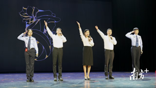 “旗峰杯”党建工作创新大赛现场。林千程摄