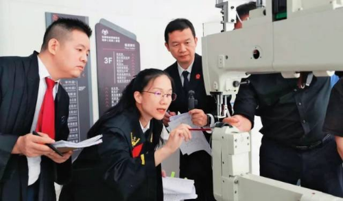 2024年10月23日，广州知识产权法院审判团队赴东莞巡回审判法庭审理一起侵害实用新型专利权纠纷案件