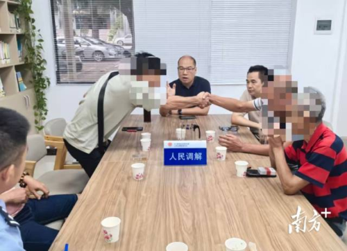杜阮镇化解一宗土地租赁纠纷积案。受访者供图